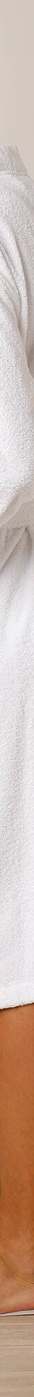 Peignoir mixte adulte col kimono éponge bouclette  (blanc) Peignoir mixte adulte col kimono éponge bouclette  (blanc)
